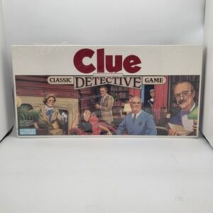 Parker Brothers Clue Board Game 1986 Vintage Sealed New Mystery Detective Retro